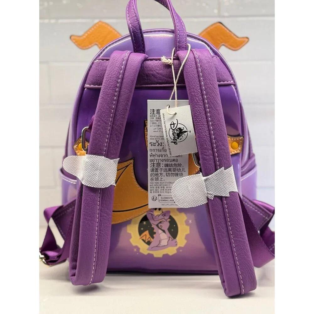 Loungefly Disney Parks Figment Cosplay Mini Backpack EPCOT Dragon Purple NWT